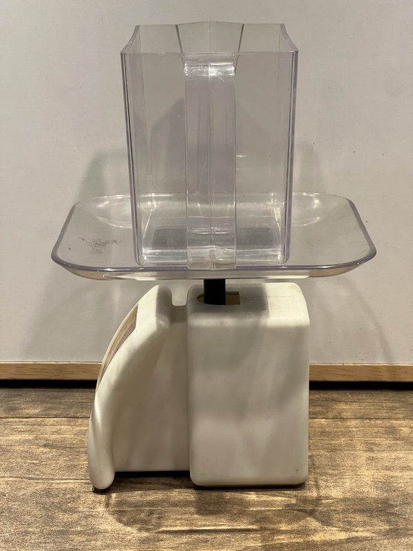 Vintage Weight Watcher’s Mechanical Food Scale With Plate And Measuring Cup VTG gallery