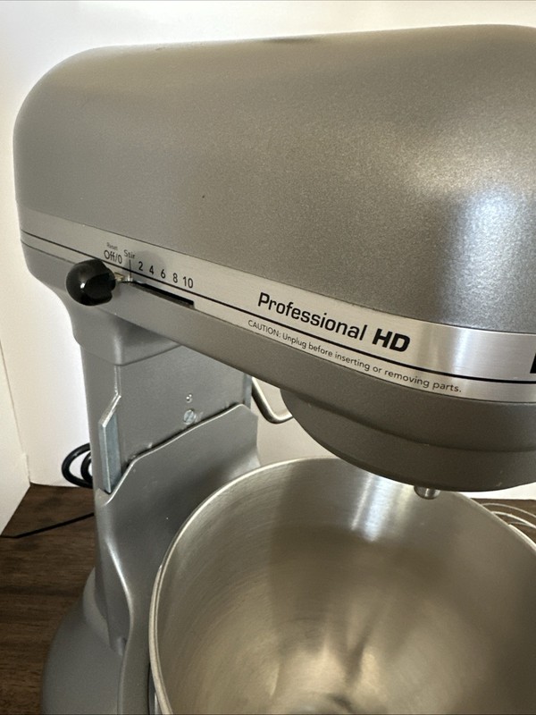 KitchenAid Professional HD KG25H3XSL Gray Bowl Lift Stand Mixer 10 Speed 475W gallery