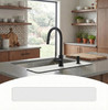 Customizable Kitchen Sink Faucet Mat: 24"Lx4"W Absorbent Sink Edge Protector & B gallery