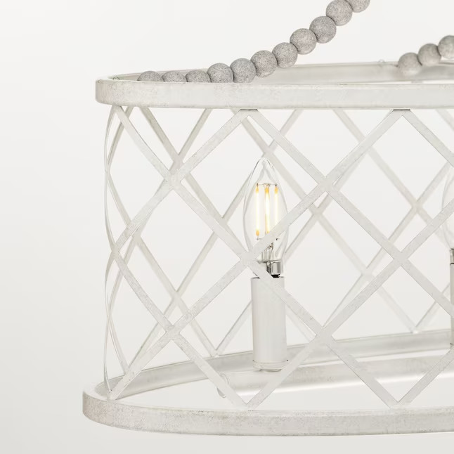 Progress Lighting Bisset 5 -Light White Coastal For Use in Bedrooms, Dining Room gallery