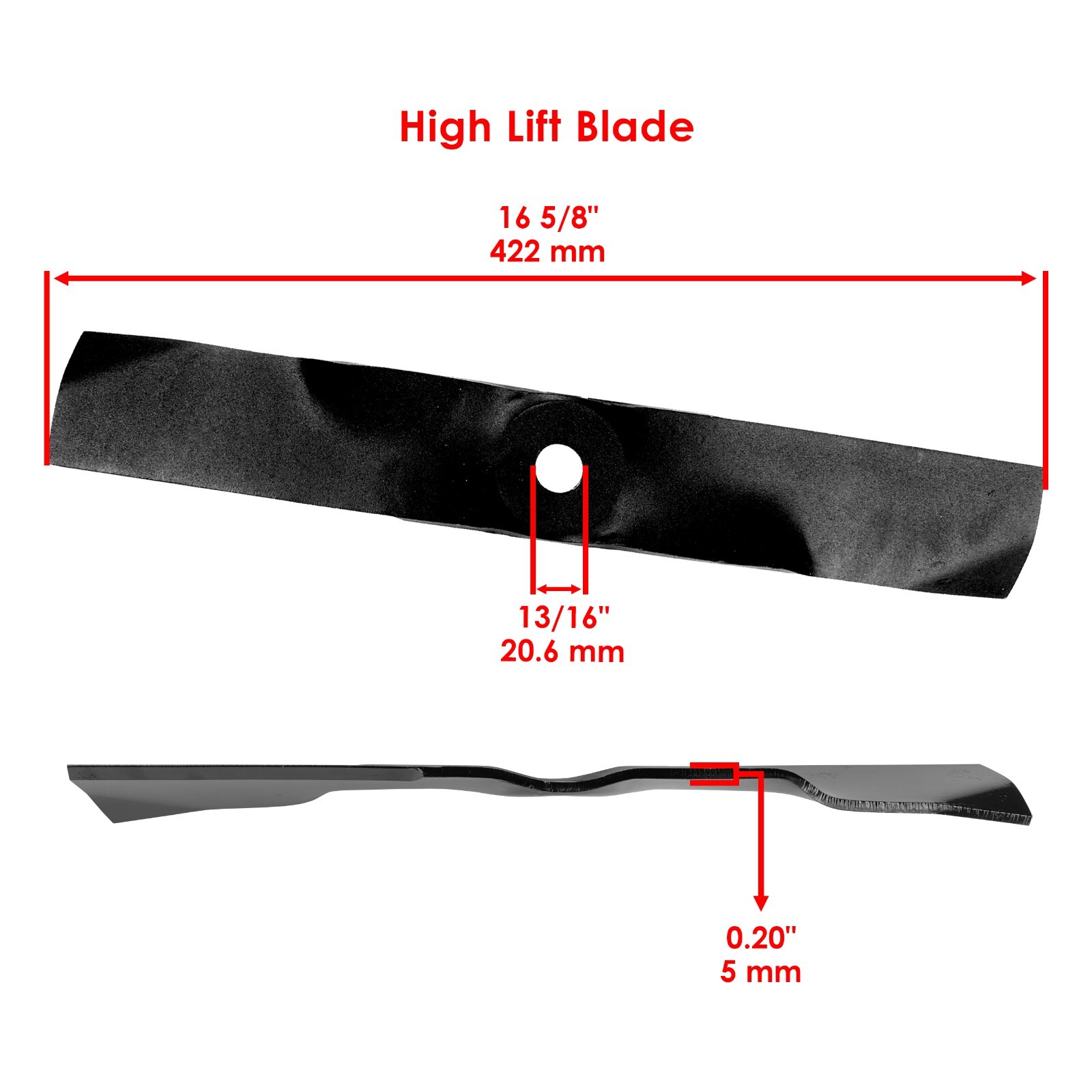 Celox 48" Deck Blade & Bolt For John Deere 345 355D 425 445 455 HD45 HD75 gallery