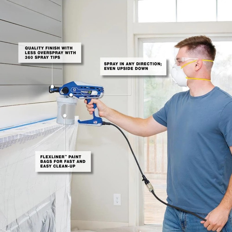 Graco Paint Sprayer Truecoat 360 Single Speed Trueairless gallery