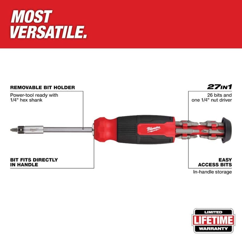 Milwaukee 27-in-1 Multi-Bit Combination Screwdriver gallery