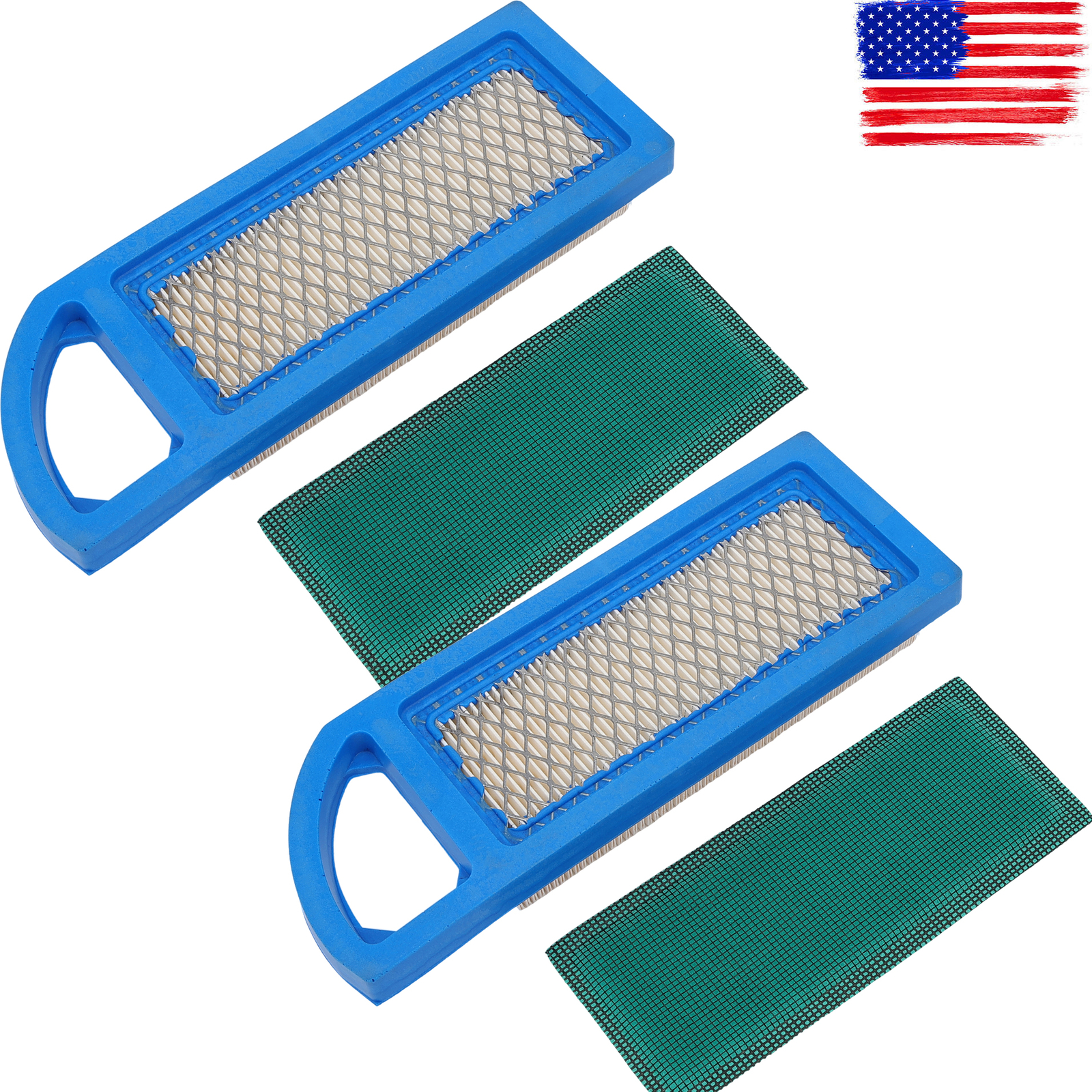 Air Filter & Pre-Filter For Brigg Stratton 697153 698083 794422 795115 (2pack) gallery