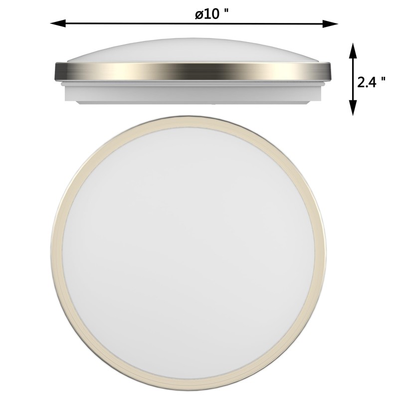 DYMOND LED Ceiling Light Flush Mount 10 Inches Ceiling Light Fixture Dimmable... gallery