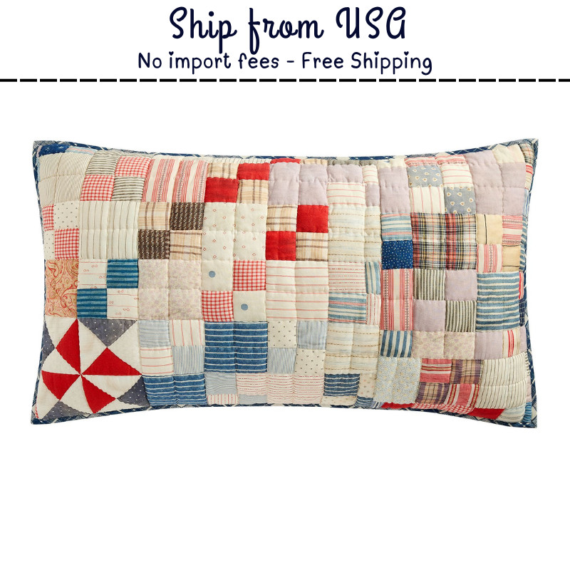 New Pottery Barn Jamie Reversible Quilted Sham King gallery