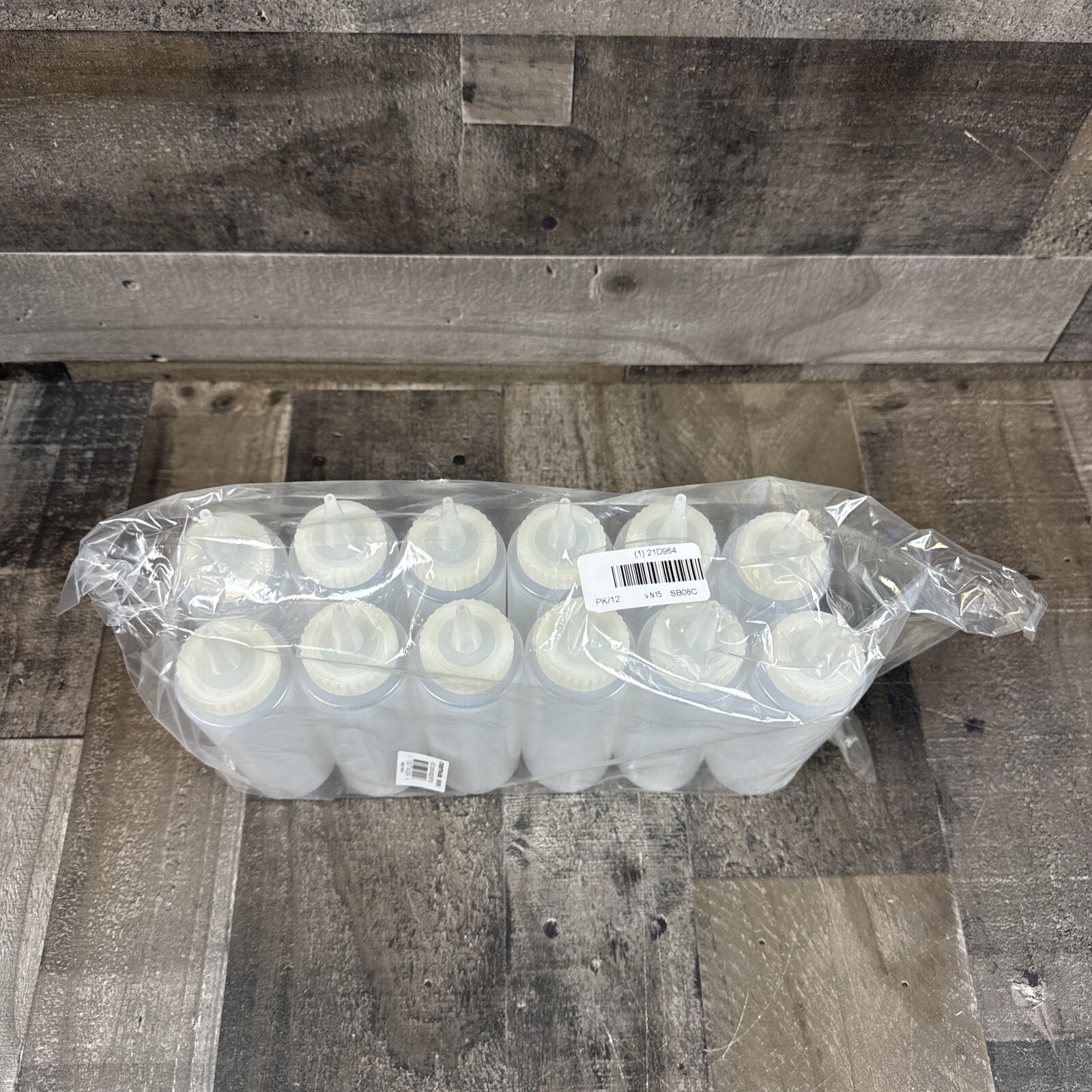 12 PACK Crestware 8 oz Plastic Squeeze Squirt Bottles Ketchup Condiment BBQ gallery