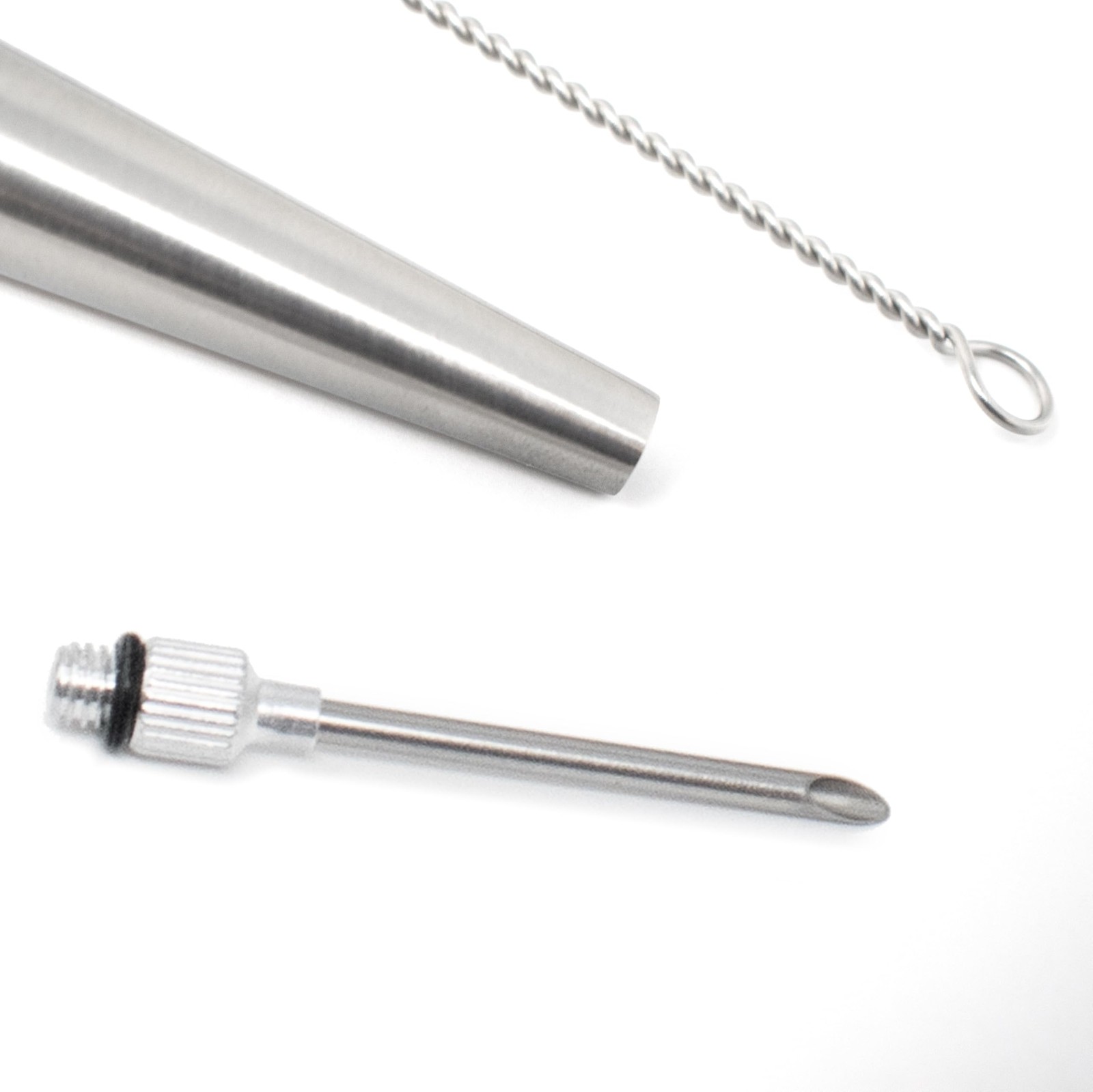 Norpro Deluxe Stainless Steel Baster with Injector 11" x 2" x 2", Multicolor gallery