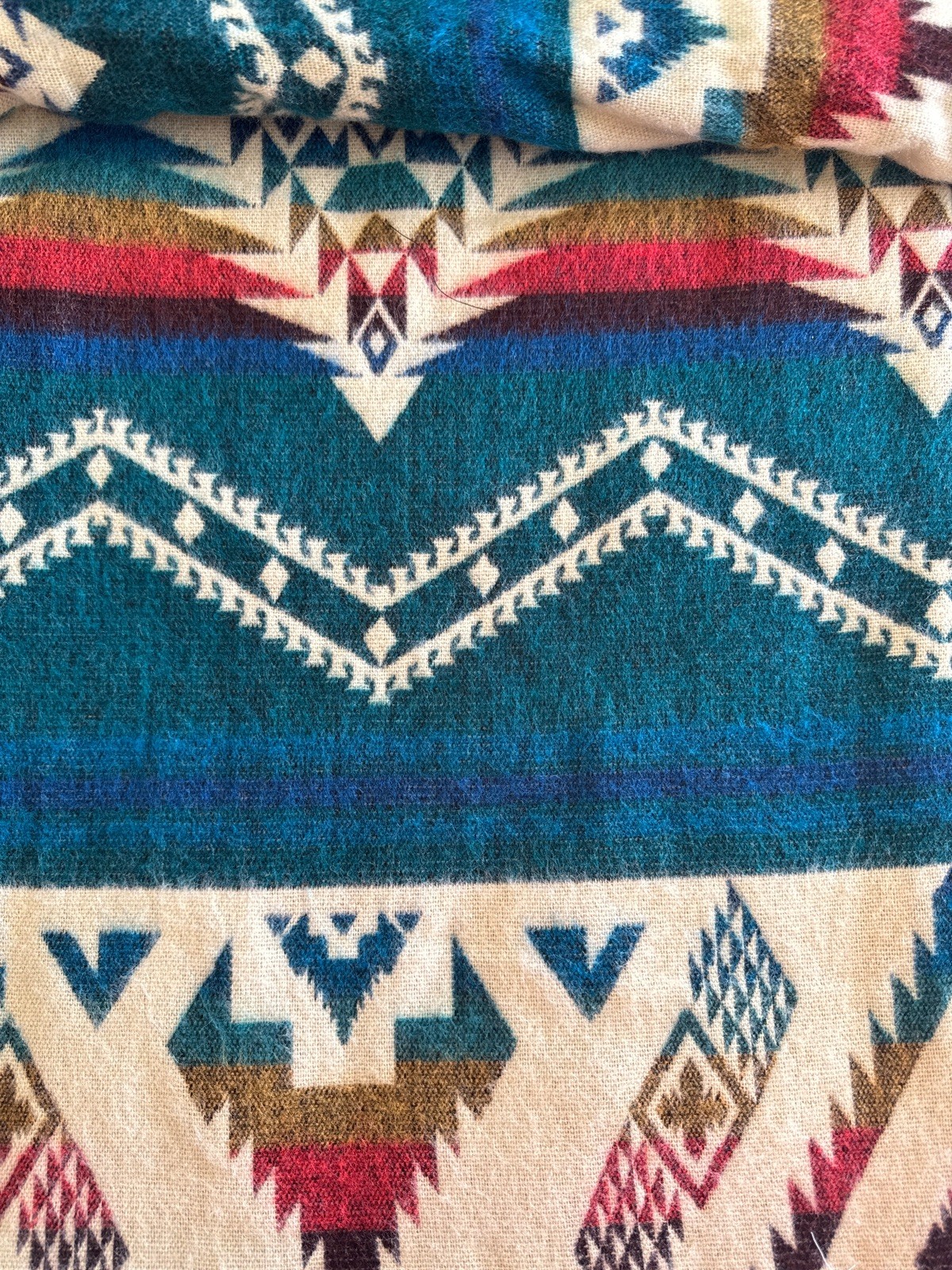 Alpaca Blanket - Cozy Colorful Native Pattern Throw - Made in Ecuador - 20267 gallery