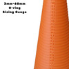 O-Ring Sizing Cone Measuring Tool 3mm-60mm/61mm-100mm and 3mm-30mm Free (Orange) gallery