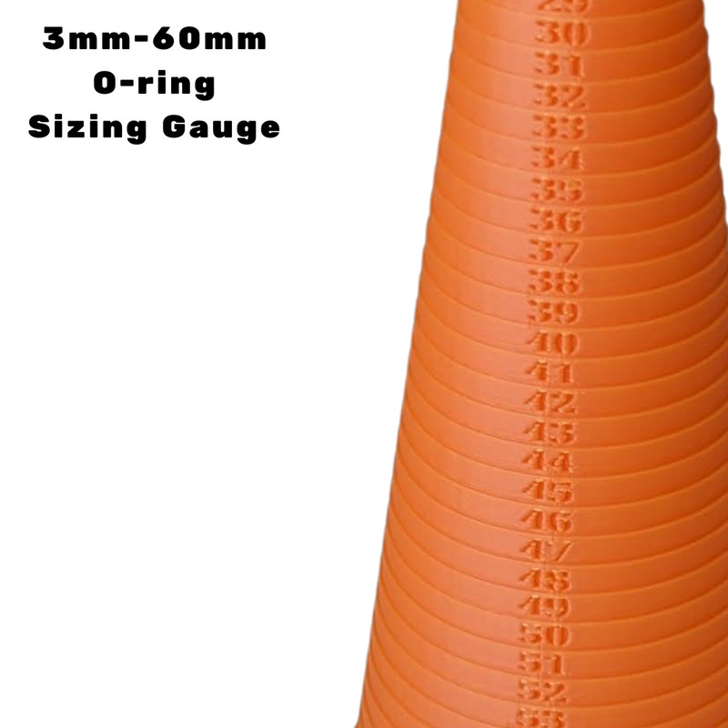 O-Ring Sizing Cone Measuring Tool 3mm-60mm/61mm-100mm and 3mm-30mm Free (Orange) gallery