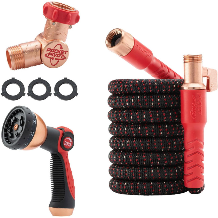 Pocket Hose Ballistic 25FT Expandable Garden Hose No-Kink Lightweight & Compact gallery