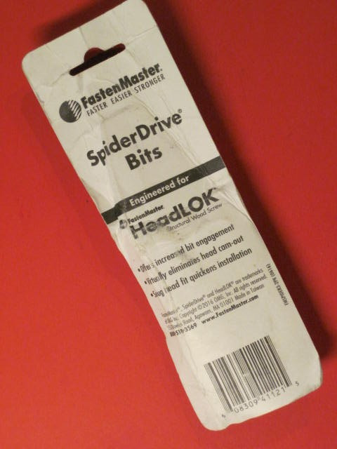 FastenMaster Spider Drive Bits - N.O.S. - One 2 Bit Pack gallery