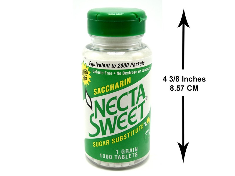 4 1000-Tablet Bottles 1-Grain Necta Sweet Saccharin Tablets NectaSweet gallery