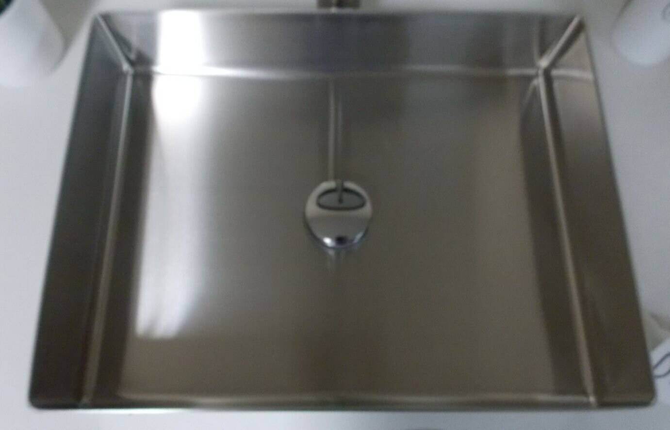 Eden Bath Rectangular Stainless Steel Vessel Sink (EB_SS002SV, D549) gallery