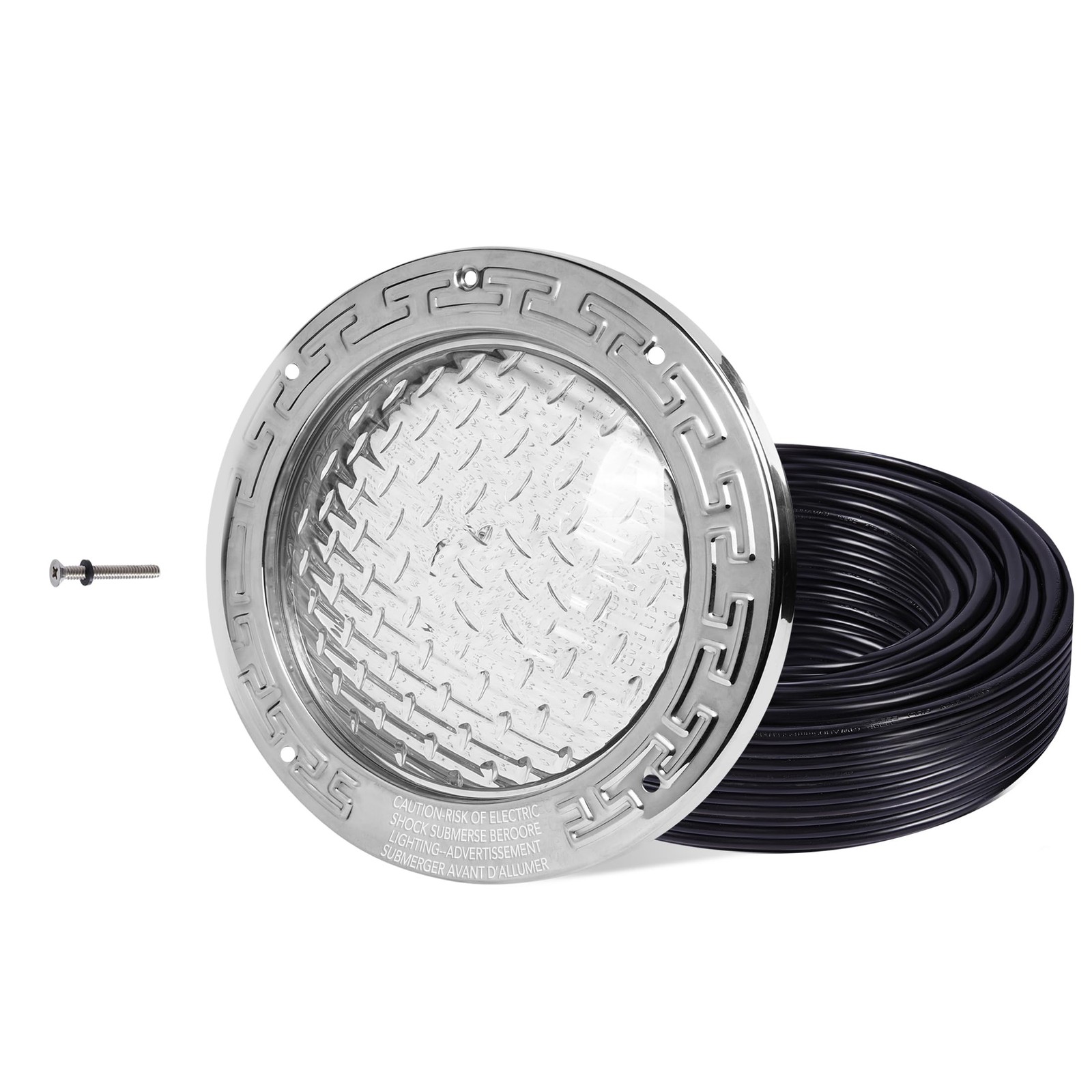 HQUA PN01 LED Inground Pool Lighting System 120V AC 10 Inch 40W, 100 Feet Cord gallery