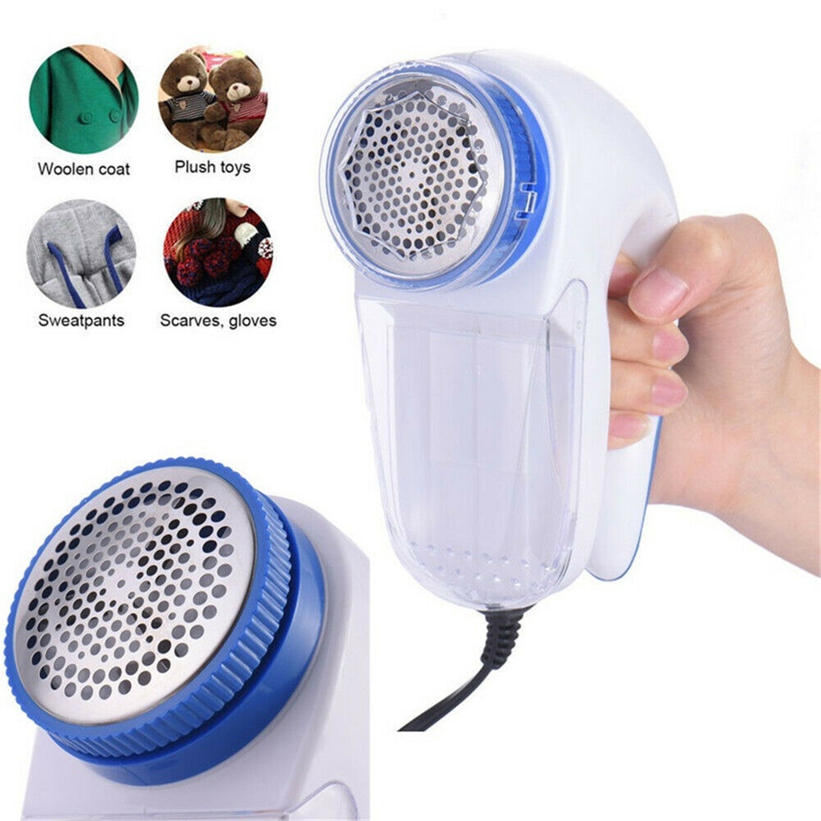 Electric Clothes Lint Pill Fluff Remover Fabrics Sweater Fuzz Shaver Household gallery