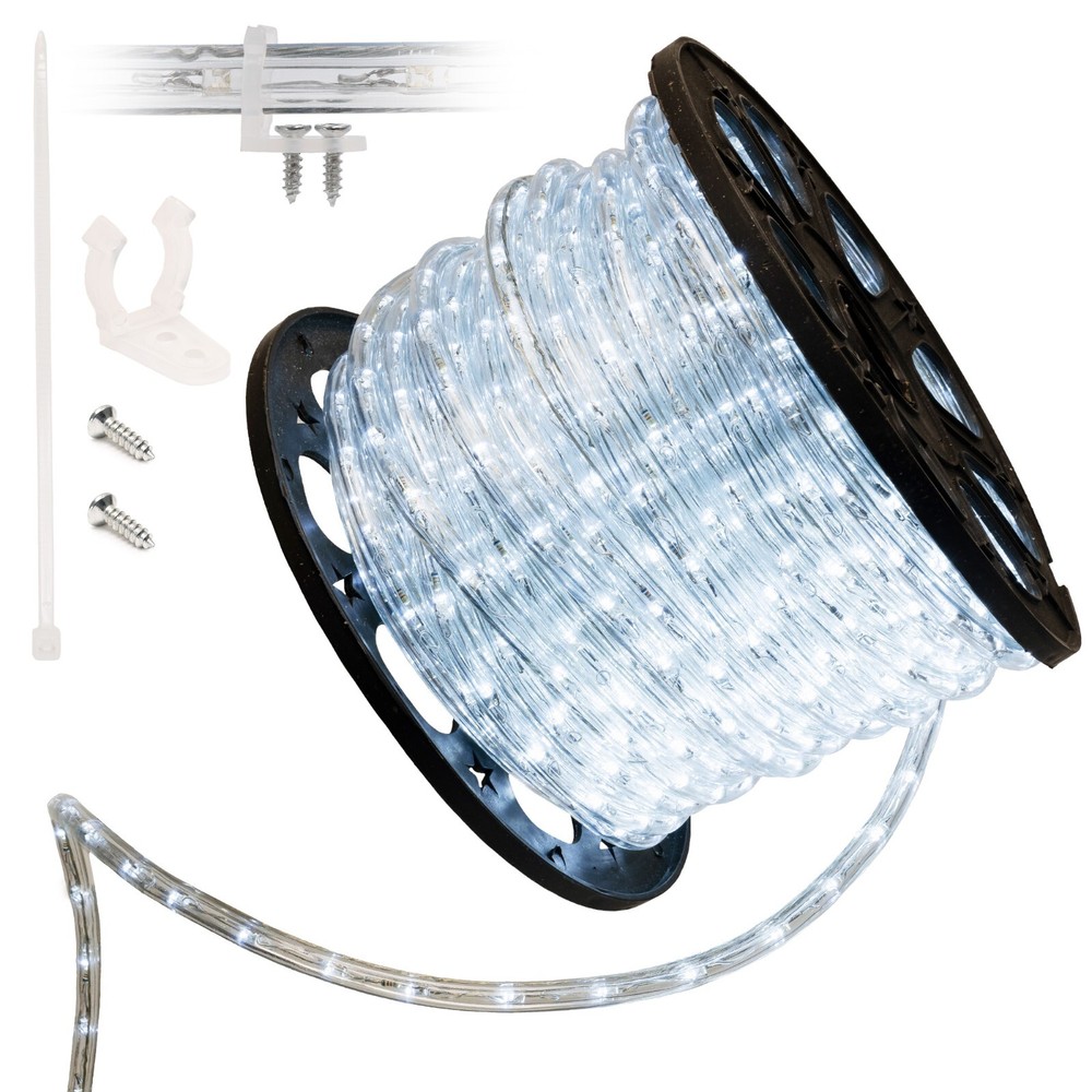 Assorted Sizes Cool White LED Rope Lighting Waterproof Outdoor Christmas Tree