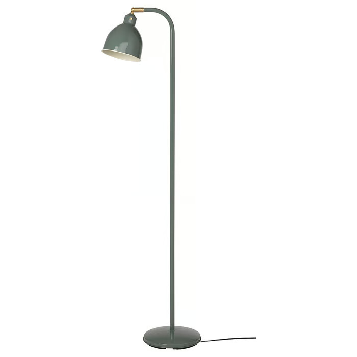 Floor/reading lamp, gray-green gallery
