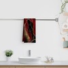 Black and Red Marble Kitchen Towels, 16 x 24 inches, Gold Red-1 gallery