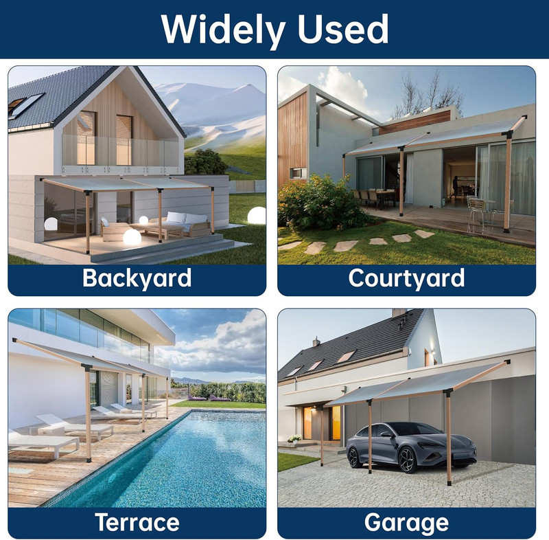 Pergola Bracket Kit 4X4, Including 1 Wall Base, 1 105 ° 4-Way and 1 Bases, 1 Set gallery