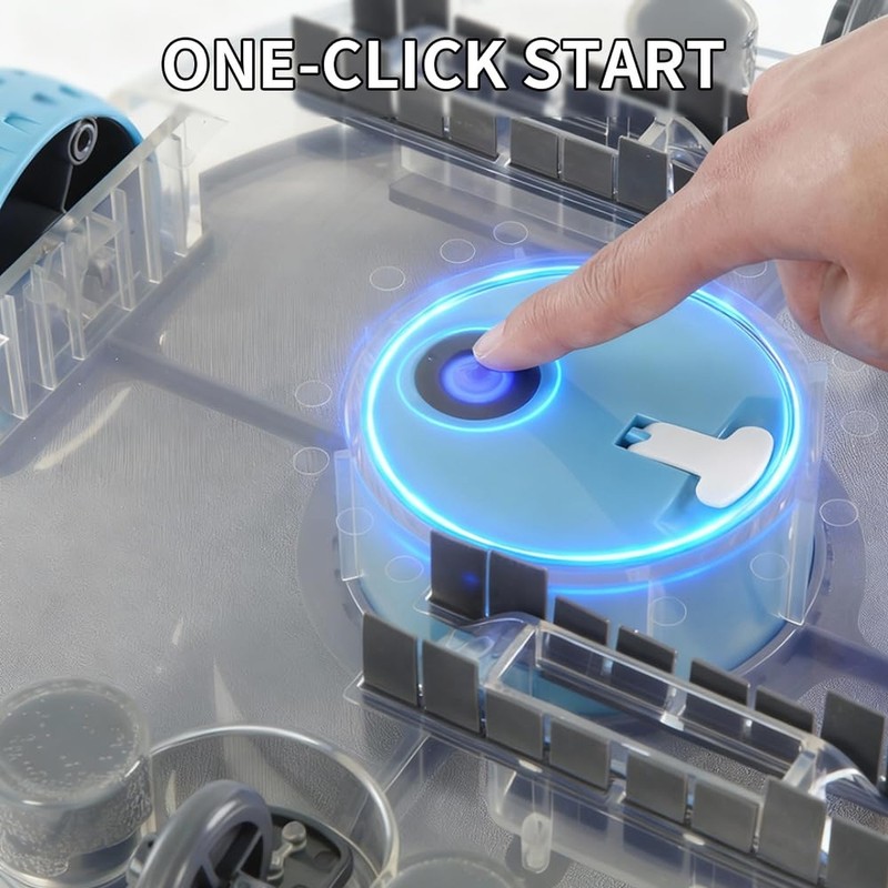 65 Automatic Cordless Pool Cleaner Upgrade for Above Ground Pools - 75-Min Ru... gallery