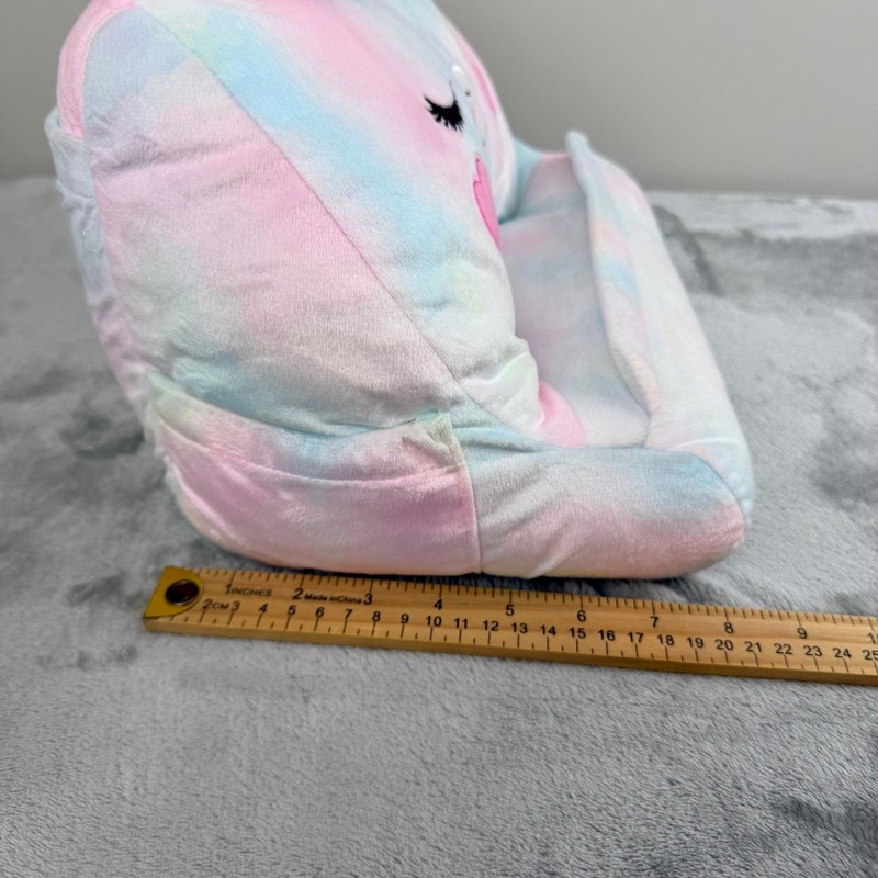Under One Sky Llama Tablet Stand Plush Pillow Pastel Tie Dye Heart Eyes 8016810 gallery