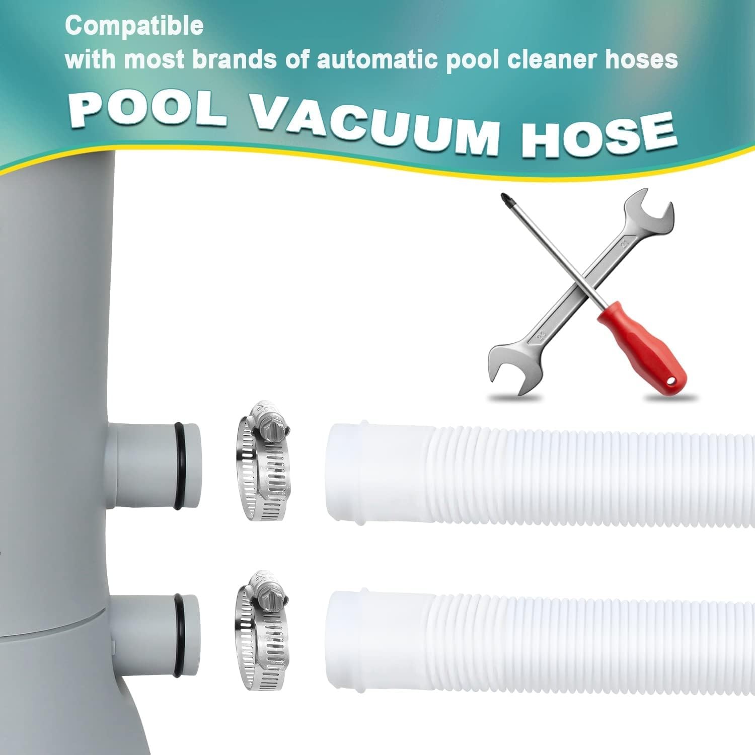 Pool Hose Replacement 1.25Inches Diameter 1.25 x 59 inches gallery