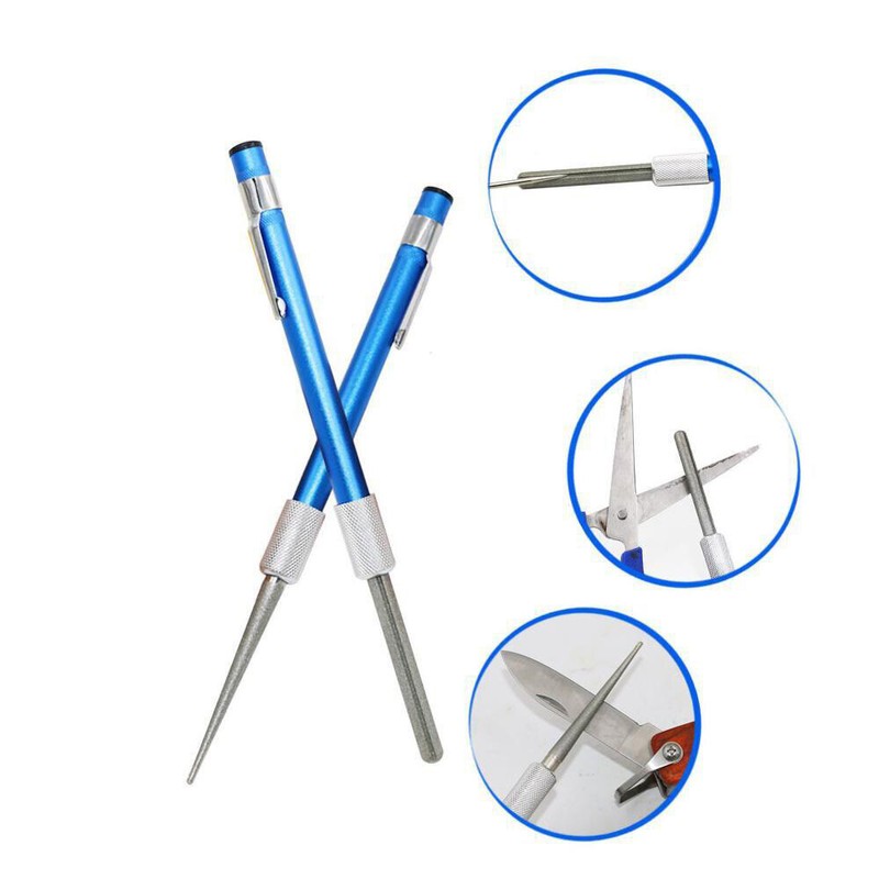 Knife Sharpener Portable Retractable Diamond Knife Sharpening Steel Rod Kitchen gallery