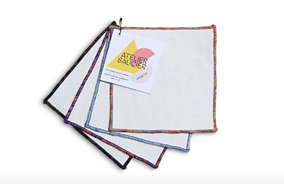 Atelier Saucier Rainbow Sky Cocktail Napkins, Set of 4 gallery