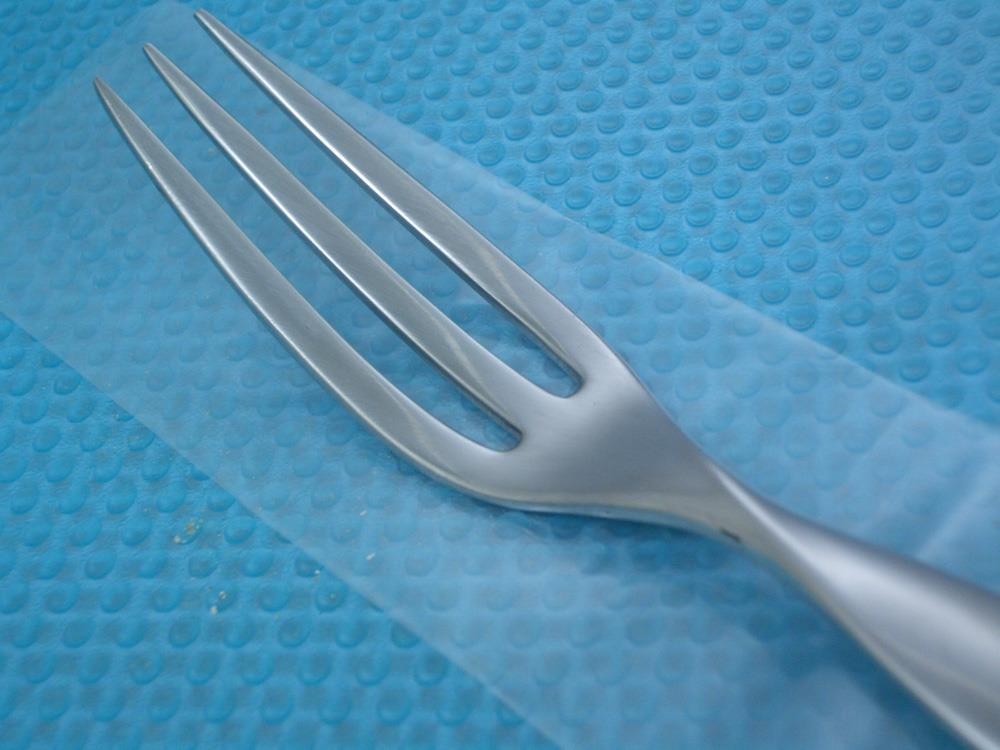 SASAKI Japan DOUBLE HELIX 7 7/8" Dinner Fork - Ward Bennett - New gallery
