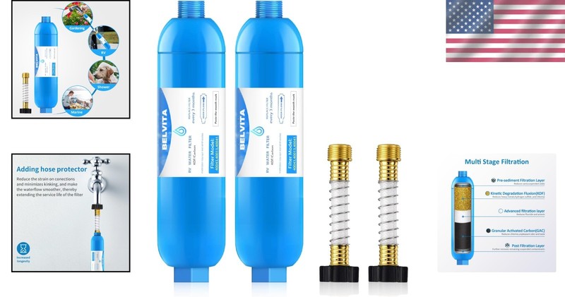 RV Marine Inline Filter 2-Pack - Lead & Chlorine Reduction gallery