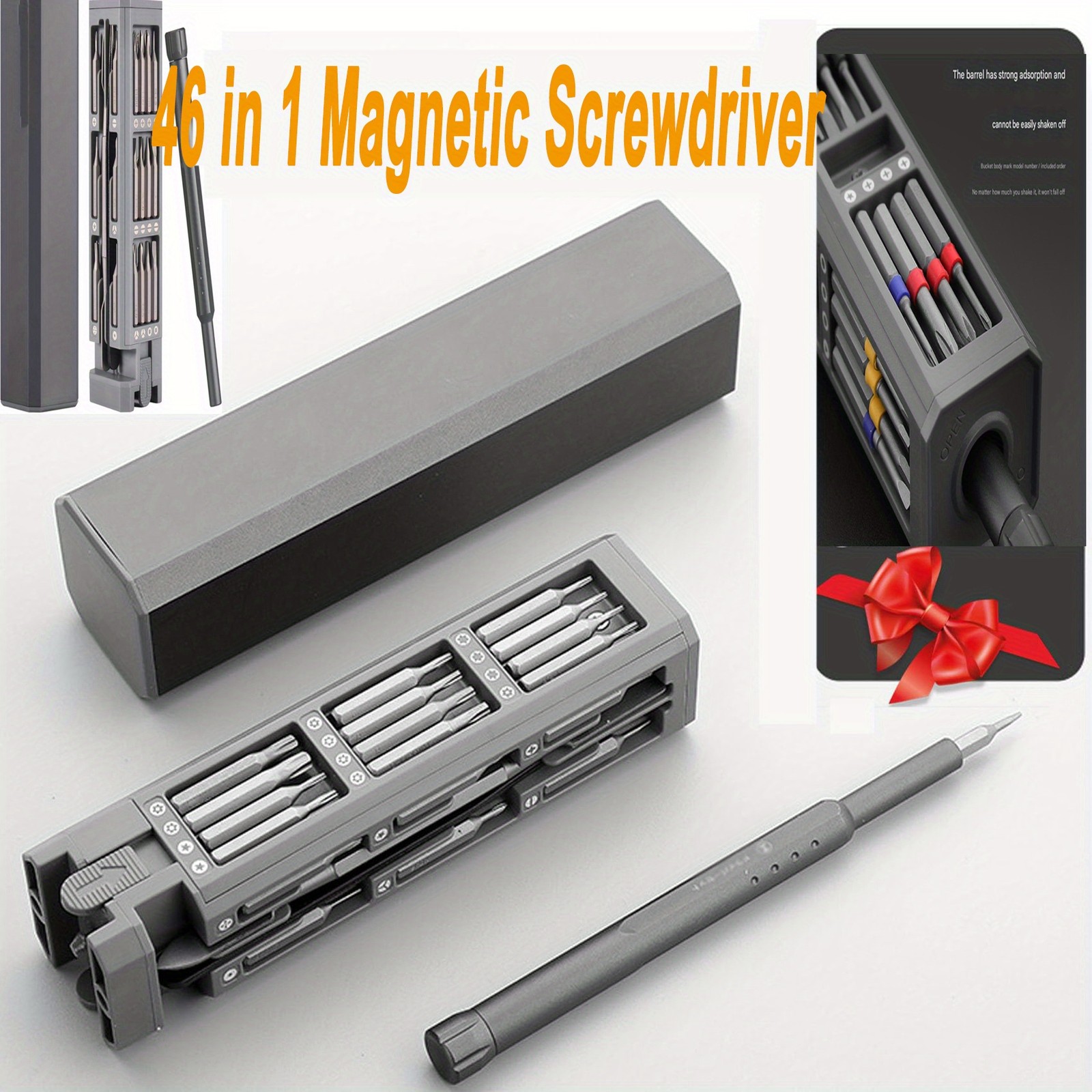 46-in-1 Magnetic Screwdriver Set - Precision Repair Tool Kit with Torx Bits gallery