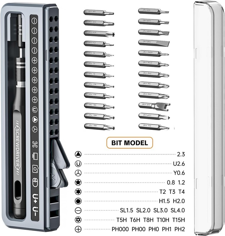 32-In-1 Small Precision Screwdriver Set, Professional Magnetic Mini Repair Tool gallery