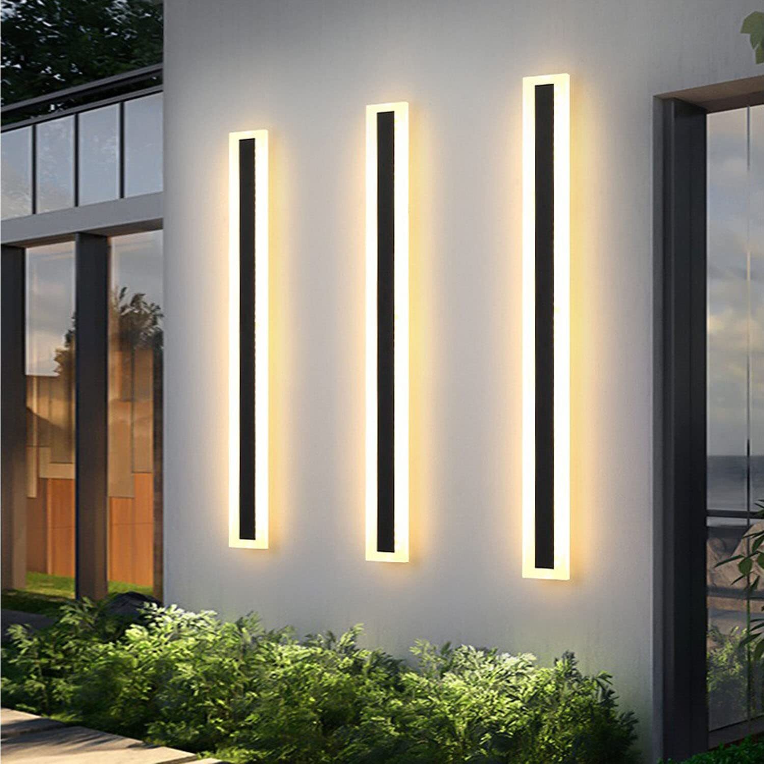 Minimalist Wall Lamp LED Wall Sconce Light Linear Porch Outdoor Lighting Fixture gallery