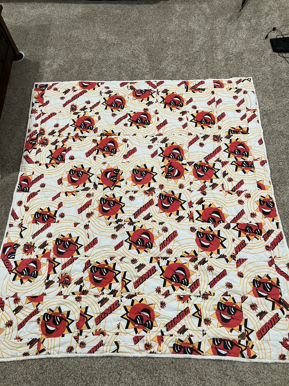 Vintage Sonic Drive-In Comforter 83x74 Bedding Blanket **Super Rare** gallery