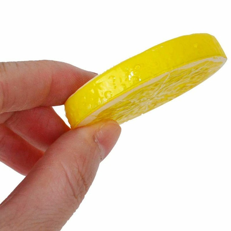 30Pcs Artificial Fake Lemon Slice Fruit Simulation Fake Lemon Slices Home Decor gallery