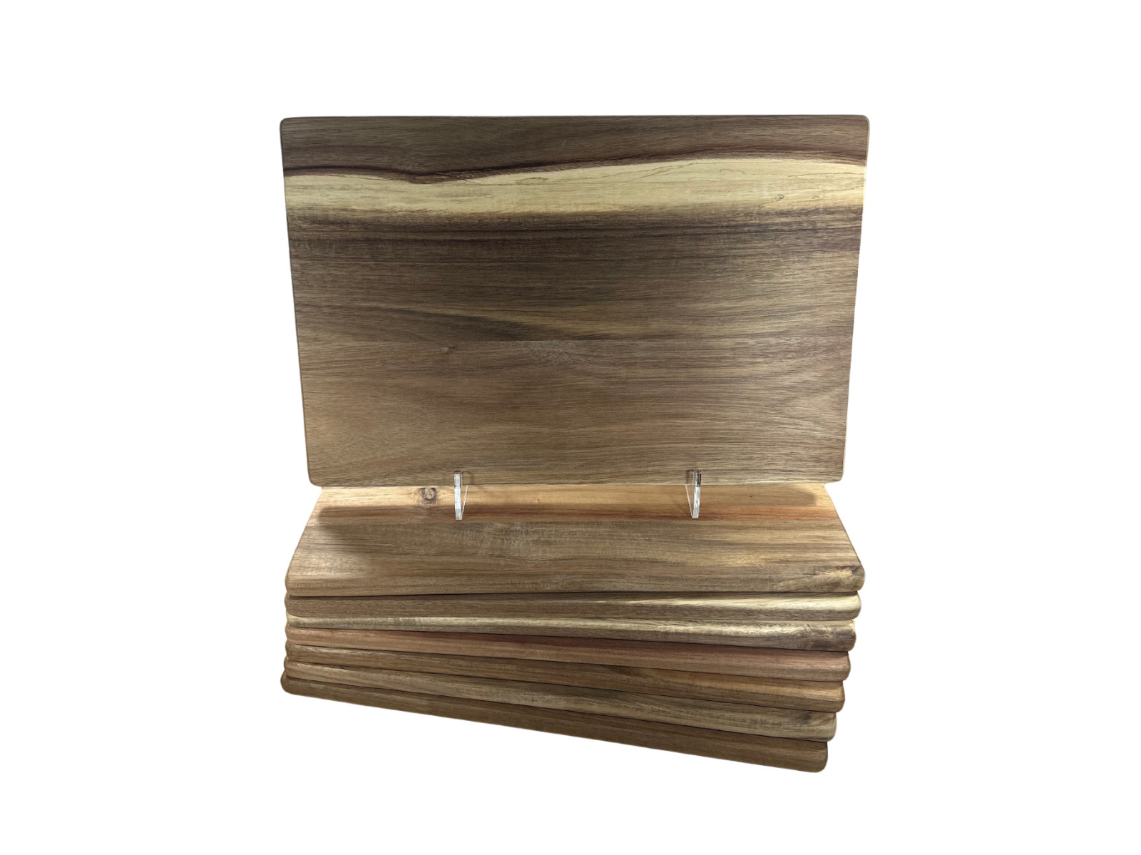 8 PIECES - 19 x 12" Bulk Wholesale Acacia Wood Cutting Boards Engraving Gifts gallery