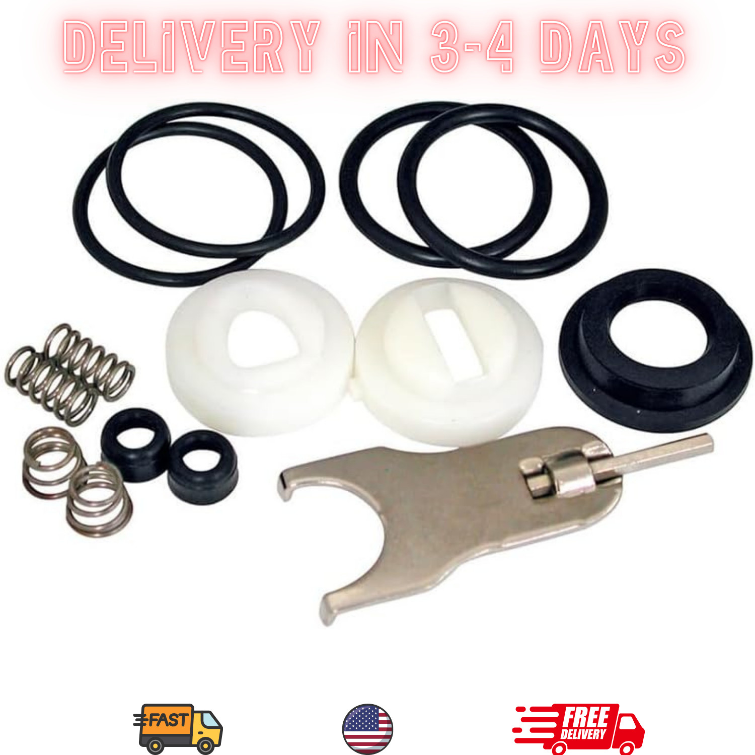 Faucet Repair Kit 88103 for Delta Peerless Single Handle Replacement.... gallery