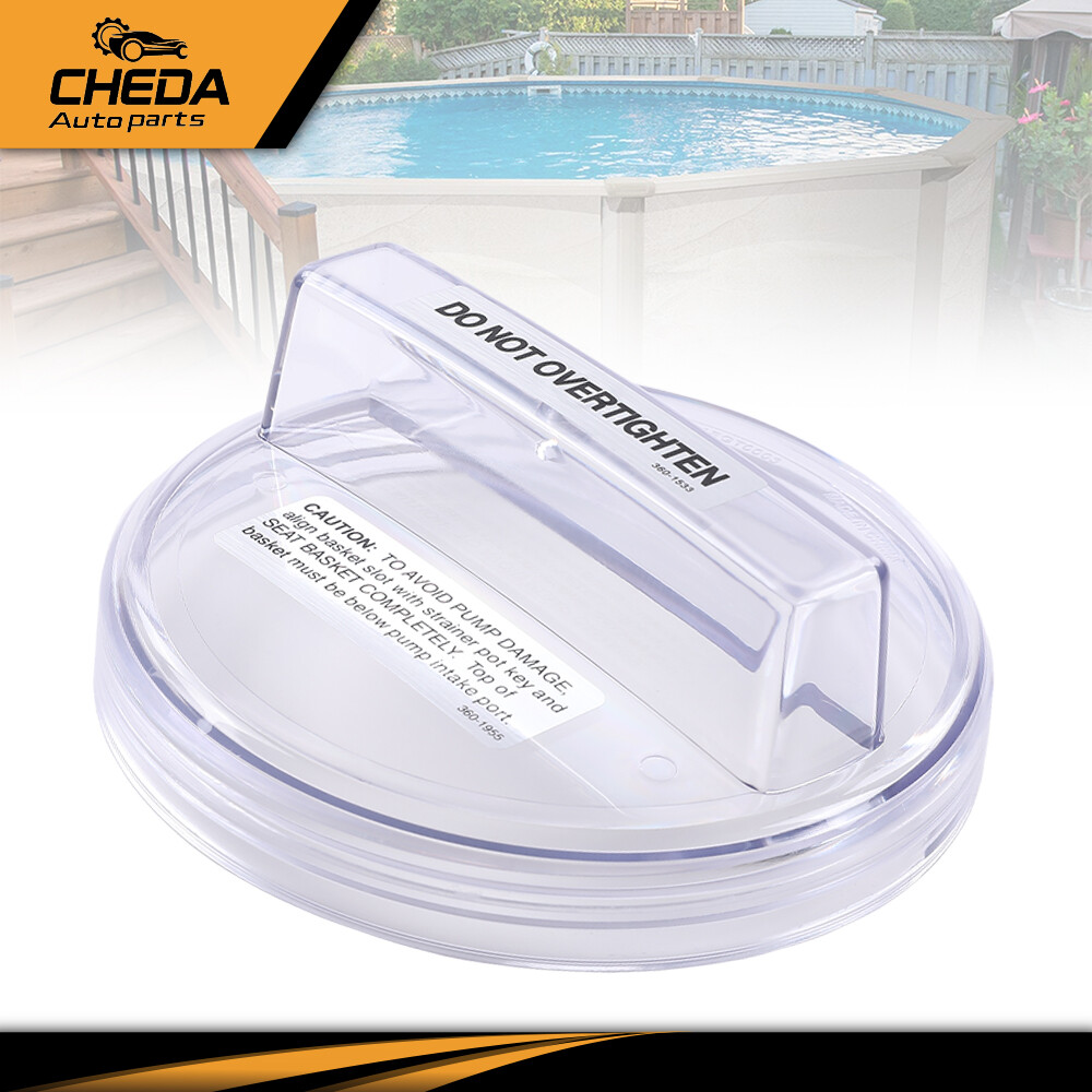 Pool Pump Strainer Lid Clear Cover Replacement Fit For Lomart Embassy gallery