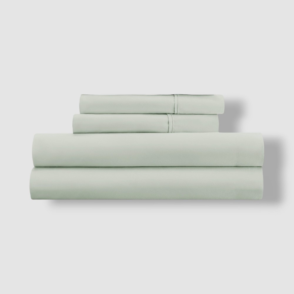 Kaycie Gray Green Microfiber 4-Pc. Sheet Set - Twin Size