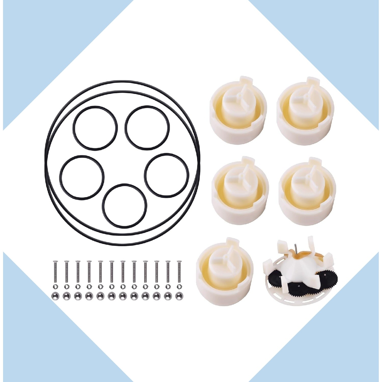 5-9-2001 Complete Water Valve Rebuilding Kit For 5-Port CareTaker Valve Systems gallery