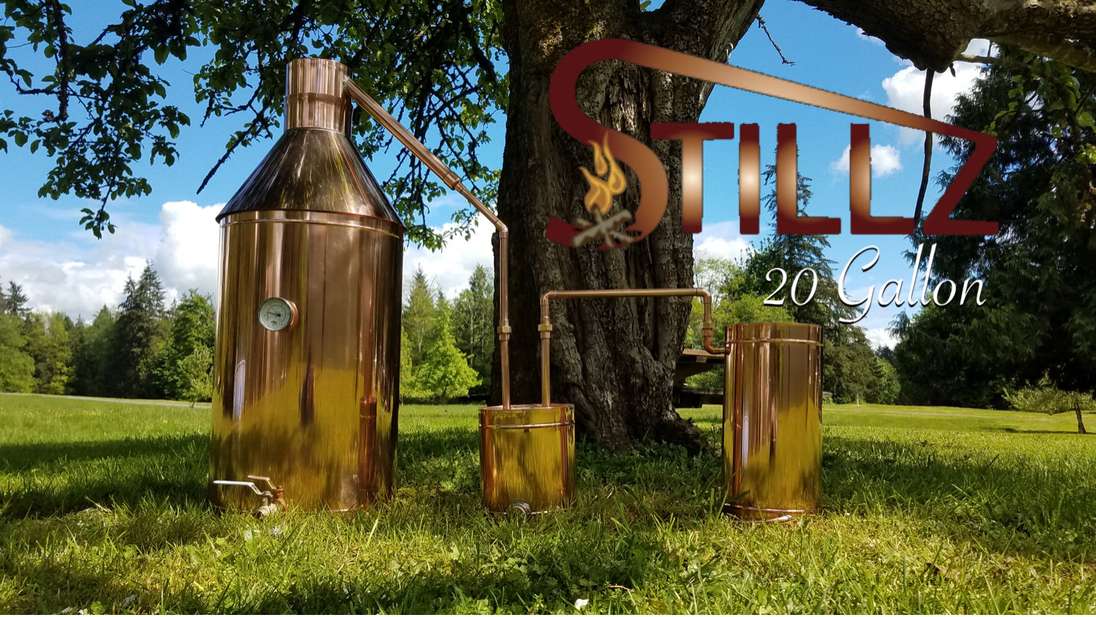Copper Moonshine Still StillZ 20 Gal. Heavy 22 Ga. Copper Still gallery