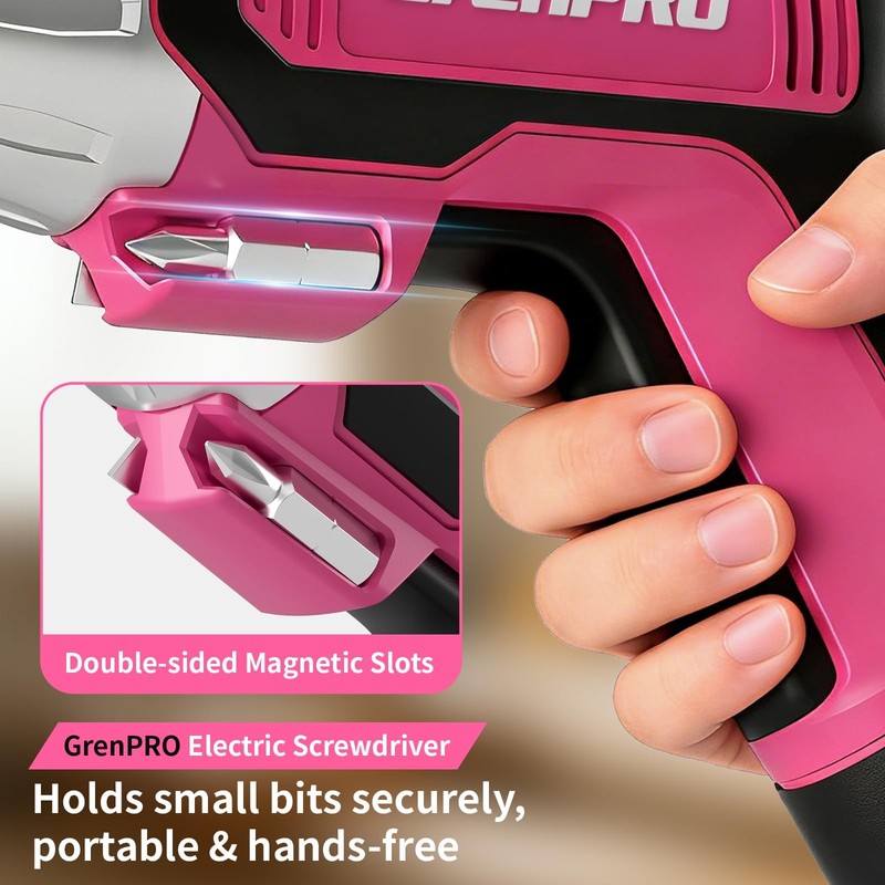 4V Electric Screwdriver Rechargeable 29pcs, Cordless Screwdriver, USB Small P... gallery