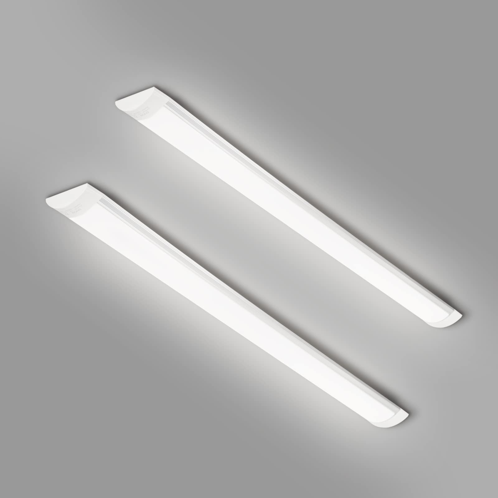 Colmeguna 2 Pack 3FT LED Batten Light, Ultra-Thin Ceiling Surface Mounted, 30... gallery