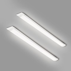 Colmeguna 2 Pack 3FT LED Batten Light, Ultra-Thin Ceiling Surface Mounted, 30…
