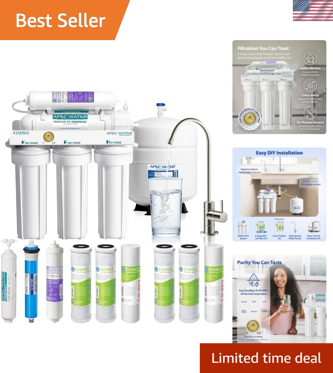 Systems ROES-PH75 Essence Series Alkaline Mineral pH+ 75 GPD 6-Stage WQA Cert... gallery