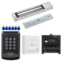 Door Access Control System RFID Keypad 600lb Electric Magnetic Door Lock Kit …