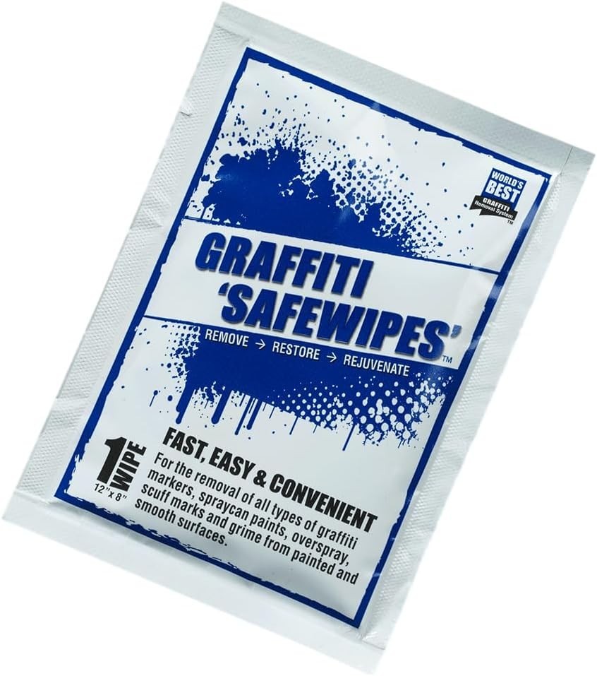 20 ct Pack- Safewipes Graffiti Remover Surface Cleaning Wipes gallery