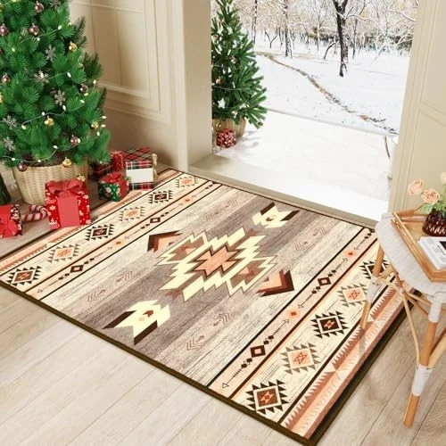 Western Entryway Rug 2x3, Non-Slip Small Area Rugs for Kitchen Entry Hallway gallery